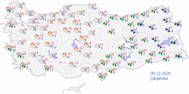 Soğuk ve yağışlı hava geliyor
